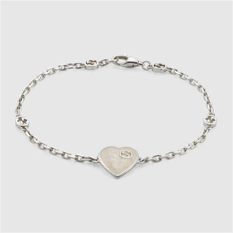 wommens gucci heart braceklet